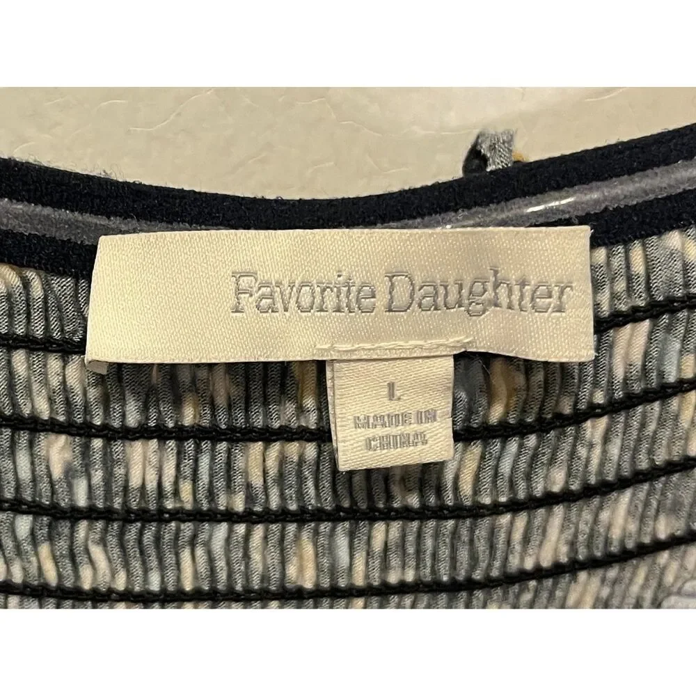 Favorite Daughter Blue and White Maxi Dress - Picture 4 of 11